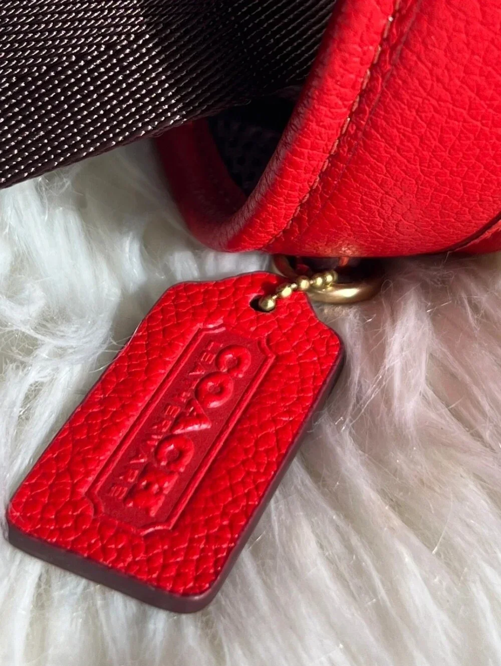 Coach Embossed Debossed Signature Leather Backpack NWT AUTHENTIC BAG